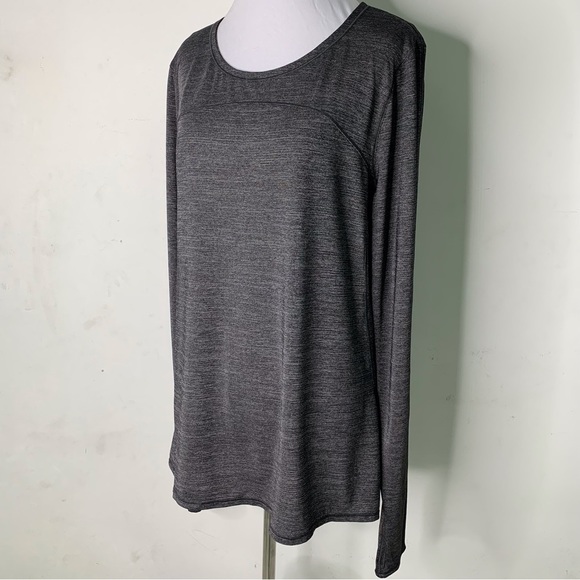 Lululemon Women's Crewneck Long Sleeve Gray T Shirt Size 8 - Picture 3 of 10